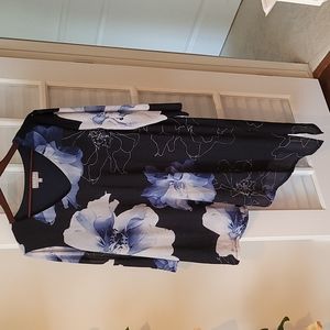 Laura Plus, 2x, blue floral